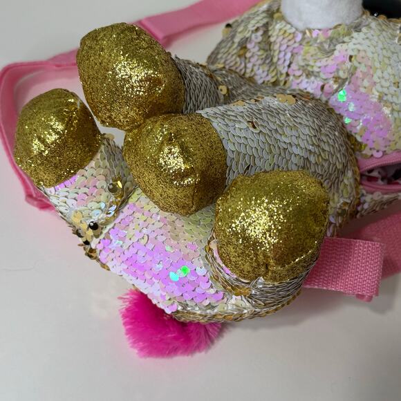 Ty Fantasia Unicorn Flippable Sequin Plush Backpack - Picture 6 of 9